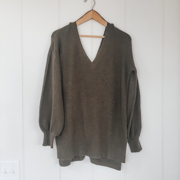 Anthropologie Sweaters - Anthropologie Yes Lola Oversized V-Neck Sweater